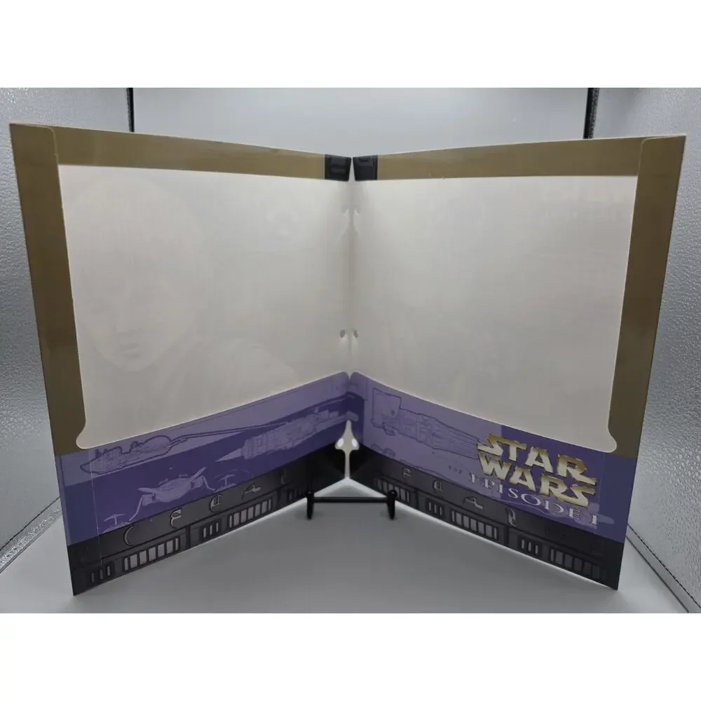 Vintage Lucasfilms Star Wars Pod Racing Pocket Folder Anakin Sebulba Episode 1